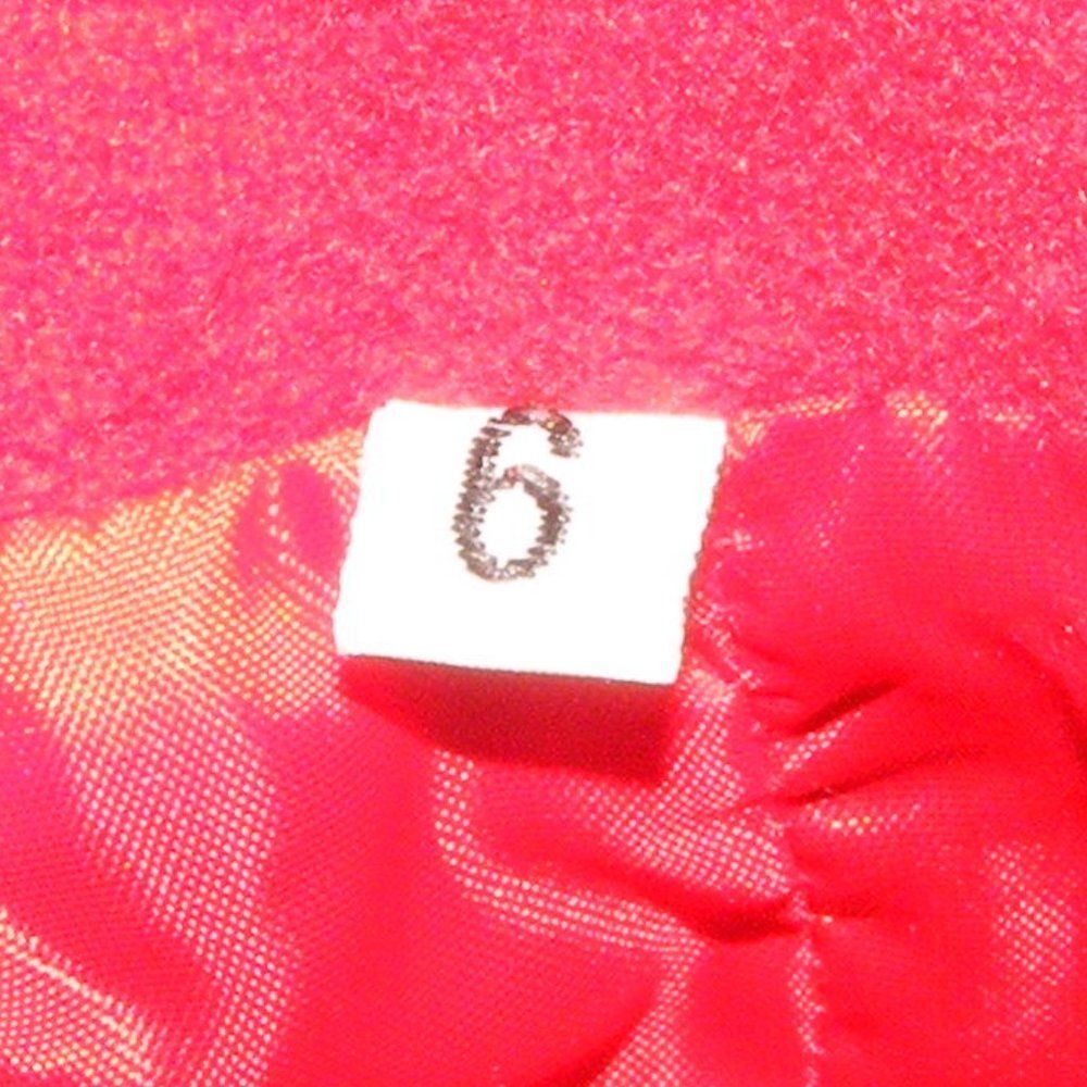 Vintage Red Coat, Girls 6, Soft & wooly, Button front, Pockets, Satin Lining - Picture 10 of 10